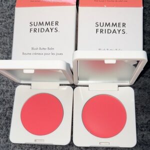 Summer Fridays blush butter balm Pink Sunset qty 2